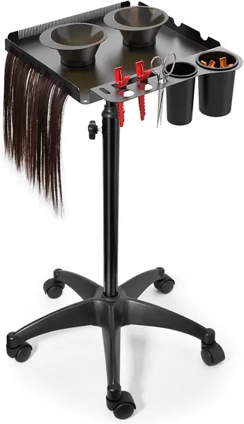 Salon-Tablett auf Rädern mit 2 magnetischen…
